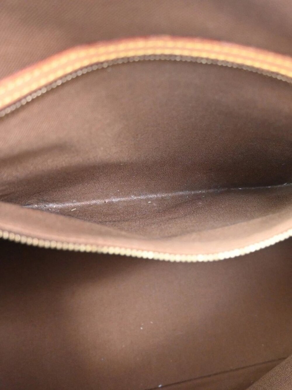LOUIS VUITTON Cabas Mezzo Shoulder Bag Monogram Leather Brown M51151 85KC897 - Picture 12 of 16